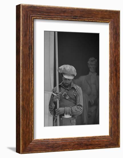 Black Panther Convention, Lincoln Memorial, 1970-Thomas J. O'halloran-Framed Photographic Print