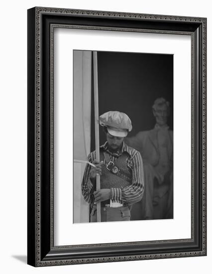 Black Panther Convention, Lincoln Memorial, 1970-Thomas J. O'halloran-Framed Photographic Print