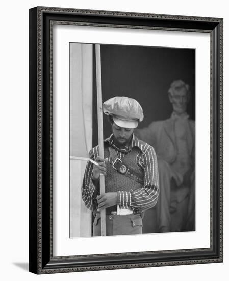 Black Panther Convention, Lincoln Memorial-Thomas J^ O'halloran-Framed Photo