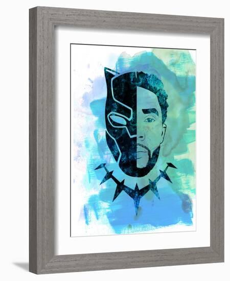 Black Panther Watercolor-Jack Hunter-Framed Art Print