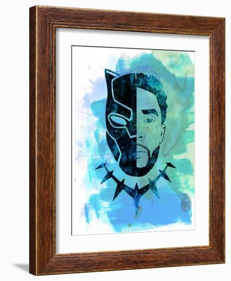 Black Panther Watercolor-Jack Hunter-Framed Art Print