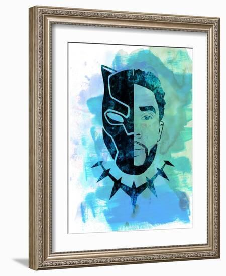 Black Panther Watercolor-Jack Hunter-Framed Art Print