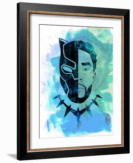 Black Panther Watercolor-Jack Hunter-Framed Art Print