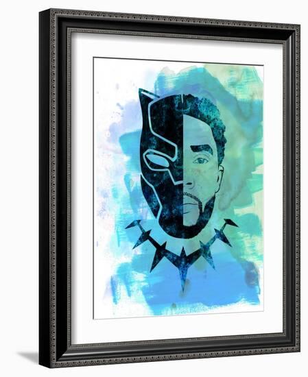 Black Panther Watercolor-Jack Hunter-Framed Art Print