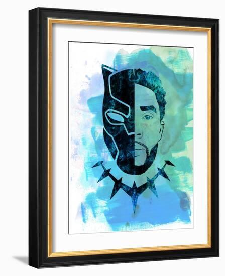 Black Panther Watercolor-Jack Hunter-Framed Art Print