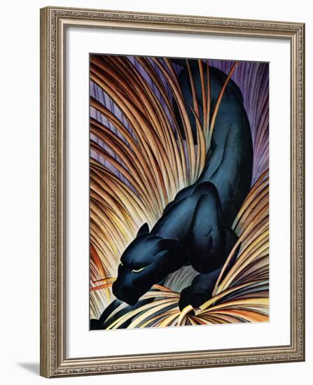 Black Panther-Frank Mcintosh-Framed Art Print