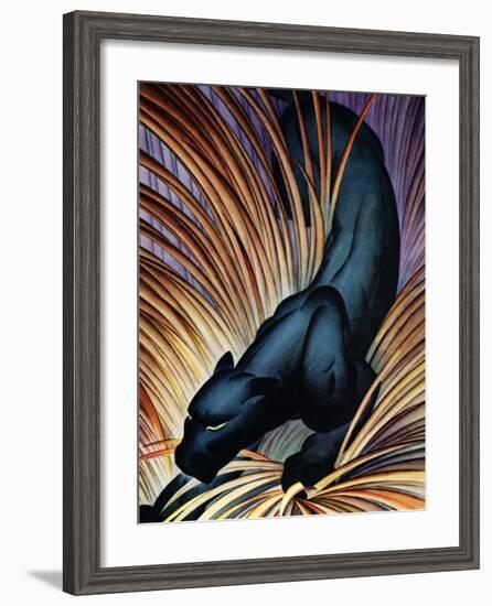 Black Panther-Frank Mcintosh-Framed Art Print