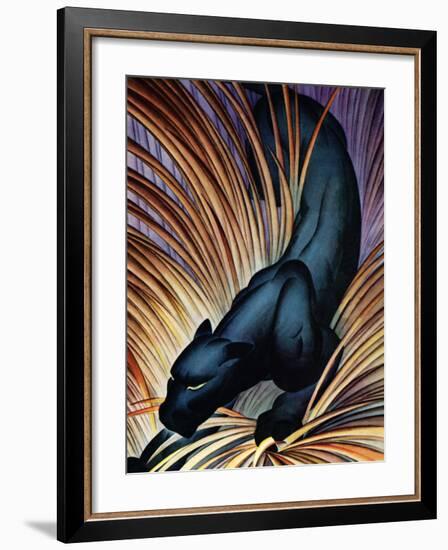 Black Panther-Frank Mcintosh-Framed Art Print