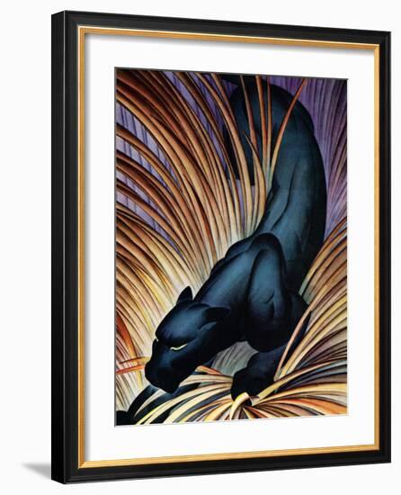 Black Panther-Frank Mcintosh-Framed Art Print