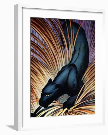 Black Panther-Frank Mcintosh-Framed Art Print