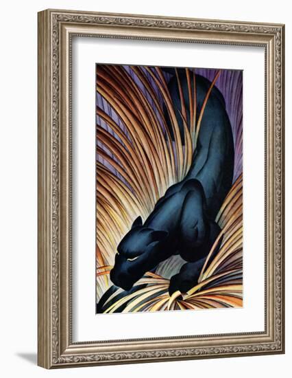 Black Panther-Frank Mcintosh-Framed Art Print