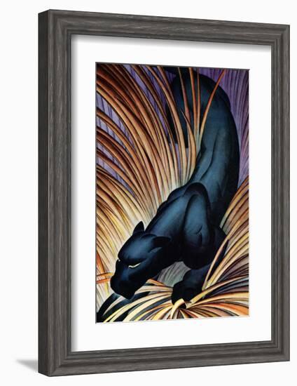 Black Panther-Frank Mcintosh-Framed Art Print