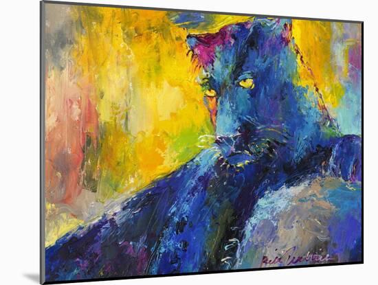 Black Panther-Richard Wallich-Mounted Giclee Print