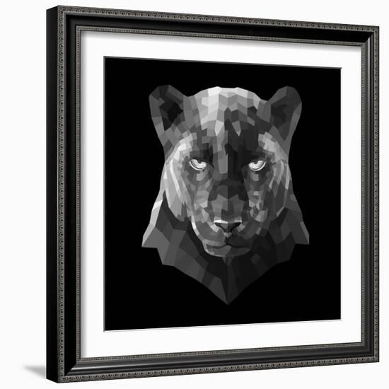 Black Panther-Lisa Kroll-Framed Art Print