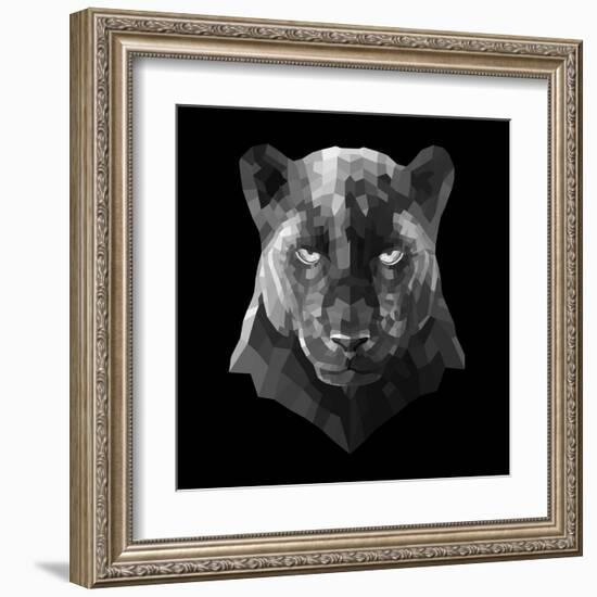 Black Panther-Lisa Kroll-Framed Art Print