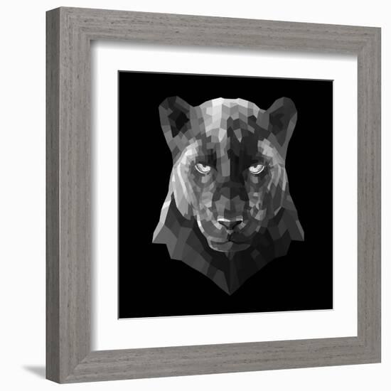 Black Panther-Lisa Kroll-Framed Art Print