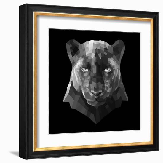 Black Panther-Lisa Kroll-Framed Art Print