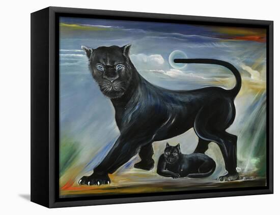 Black Panther-Ikahl Beckford-Framed Premier Image Canvas