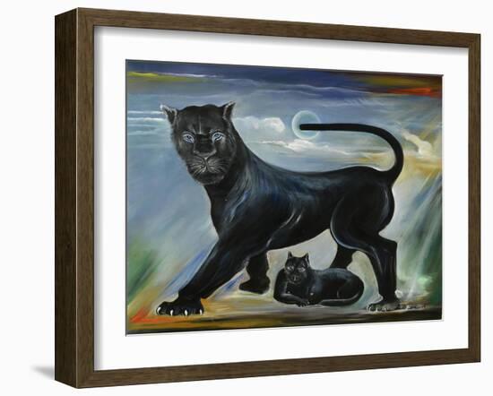 Black Panther-Ikahl Beckford-Framed Giclee Print