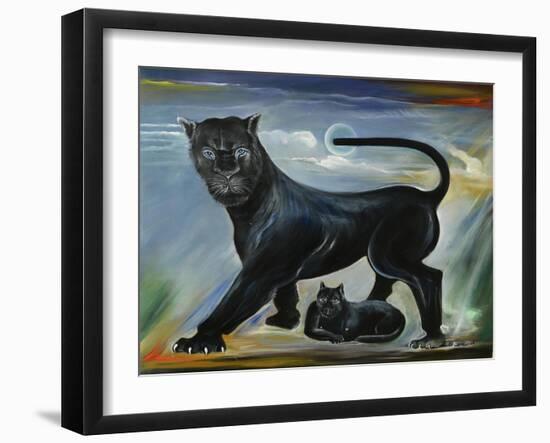 Black Panther-Ikahl Beckford-Framed Giclee Print