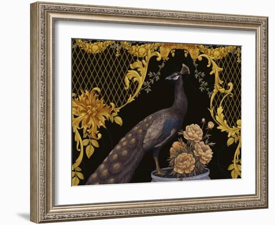 Black Peacock-Maria Rytova-Framed Giclee Print