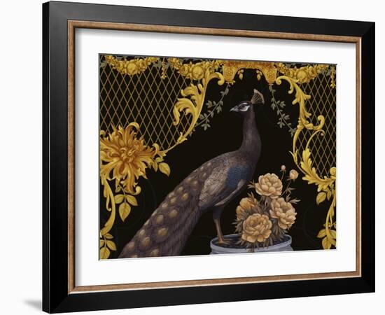 Black Peacock-Maria Rytova-Framed Giclee Print