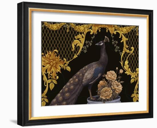 Black Peacock-Maria Rytova-Framed Giclee Print