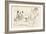 Black People and Two Carts (W/C on Paper)-Jules Pascin-Framed Giclee Print