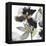 Black Petals Gold Leaves II-Asia Jensen-Framed Stretched Canvas