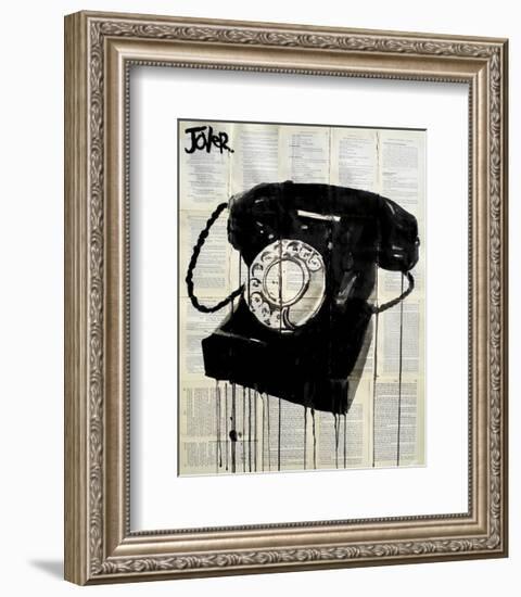 Black Phone-Loui Jover-Framed Art Print