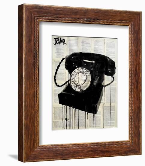 Black Phone-Loui Jover-Framed Art Print