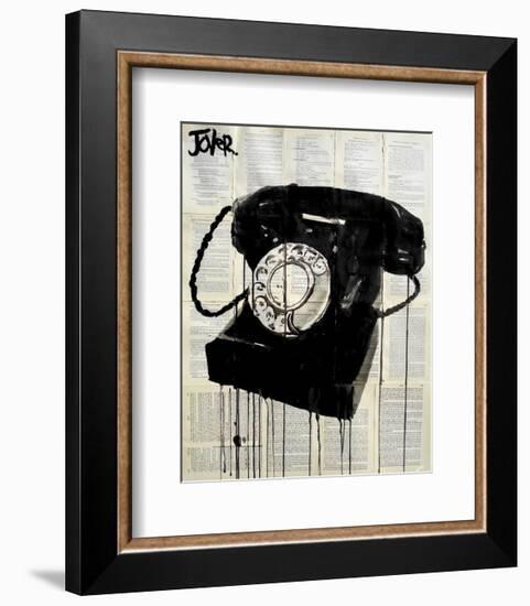 Black Phone-Loui Jover-Framed Art Print