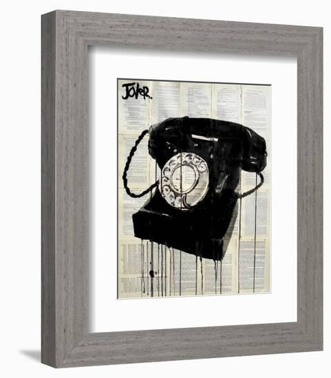 Black Phone-Loui Jover-Framed Art Print