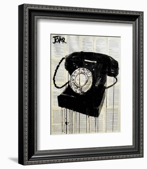 Black Phone-Loui Jover-Framed Art Print