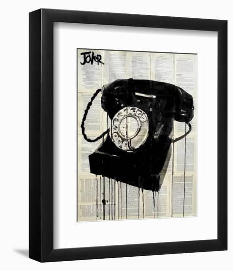 Black Phone-Loui Jover-Framed Art Print