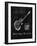 Black Print Electric Guitar-Eric Yang-Framed Art Print