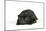 Black Pug Puppy (6 Weeks Old) Lying Down-null-Mounted Photographic Print