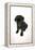 Black Pug Puppy (6 Weeks Old)-null-Framed Premier Image Canvas