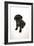 Black Pug Puppy (6 Weeks Old)-null-Framed Photographic Print