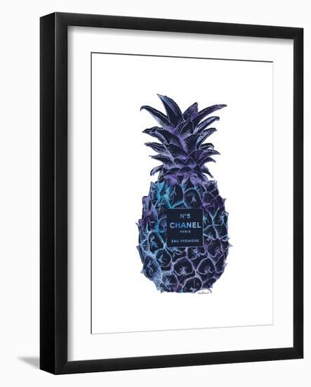 Black Purple Pineapple-Amanda Greenwood-Framed Art Print