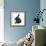 Black Rabbit with Windmill Ears-Mark Taylor-Framed Photographic Print displayed on a wall