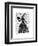 Black Rabbit-Fab Funky-Framed Art Print