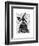 Black Rabbit-Fab Funky-Framed Art Print