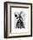 Black Rabbit-Fab Funky-Framed Art Print