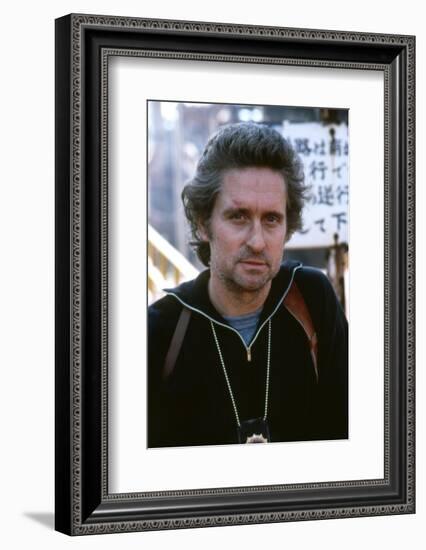 Black Rain by Ridley Scott with Michael Douglas, 1989 (photo)-null-Framed Photo