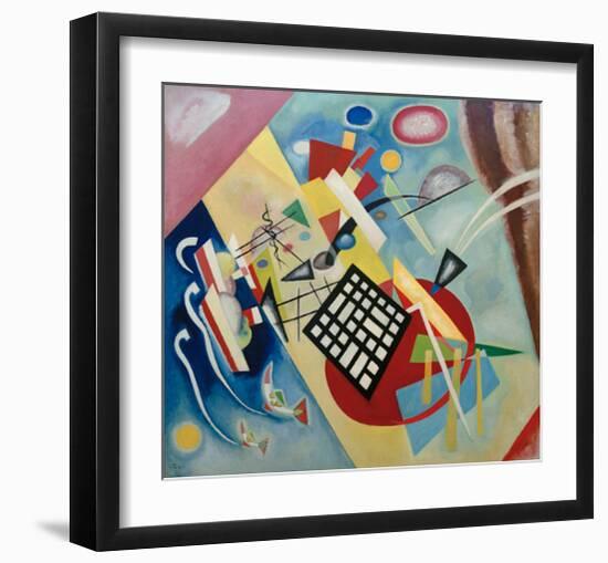 Black Raster, 1922-Wassily Kandinsky-Framed Giclee Print