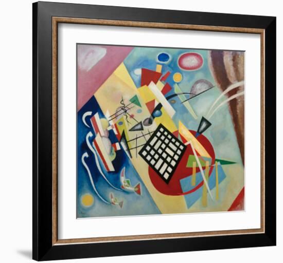 Black Raster, 1922-Wassily Kandinsky-Framed Giclee Print