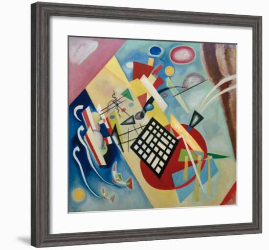 Black Raster, 1922-Wassily Kandinsky-Framed Giclee Print