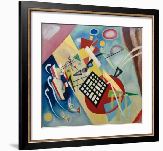 Black Raster, 1922-Wassily Kandinsky-Framed Giclee Print