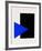 Black Rectangle, Blue Triangle, c.1915-Kasimir Malevich-Framed Serigraph